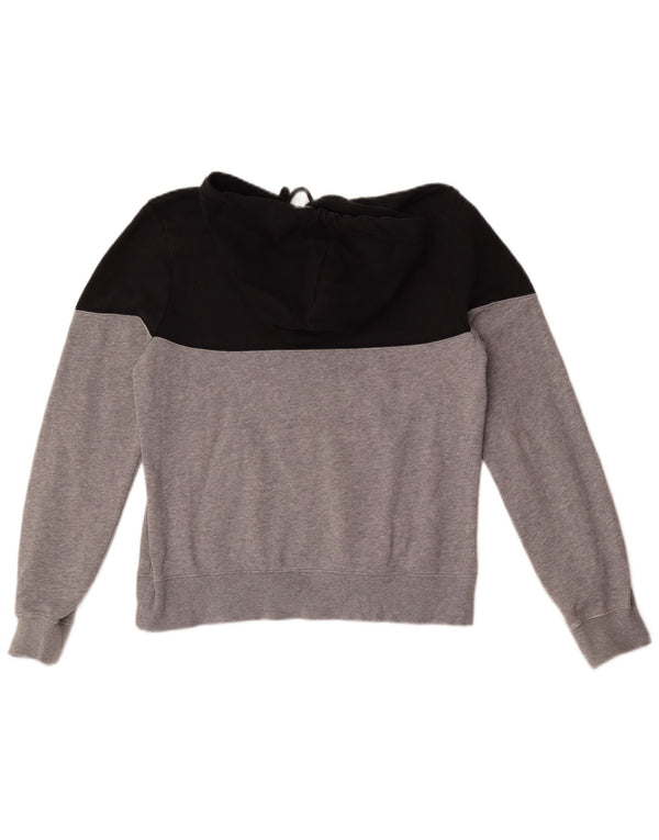 Nike Jungen-Pullover mit grafischem Kapuzenpullover, 10–11 Jahre, Mittelschwarz, Colourblock-Baumwolle