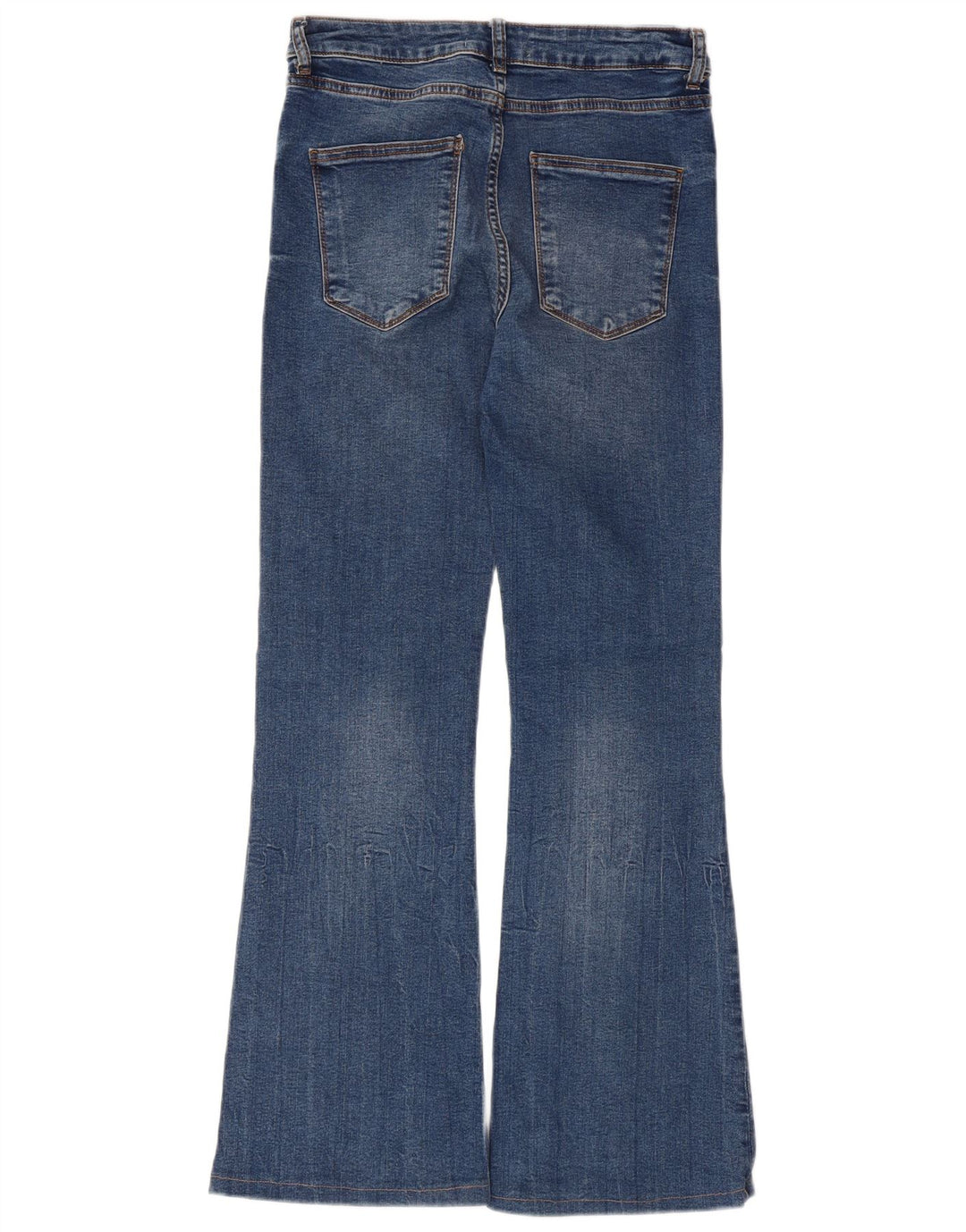 Zara Damen Schlagjeans EU 40 Mittel W30 L30 Blau