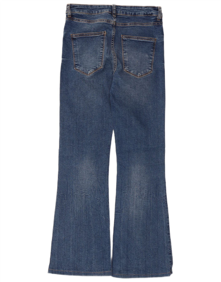 Zara Damen Schlagjeans EU 40 Mittel W30 L30 Blau