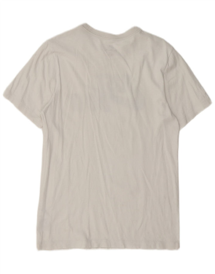 Nike Herren-T-Shirt mit Grafik, Größe S, weiße Baumwolle