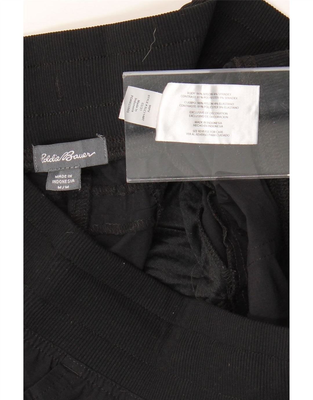 EDDIE BAUER Gerade Cargo-Capri-Hose für Damen, Größe M, W30, L22, Schwarz