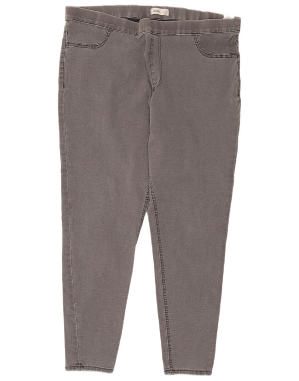 Marks & Spencer Damen Jegging-Jeans UK 20 2XL W38 L26 Graue Baumwolle