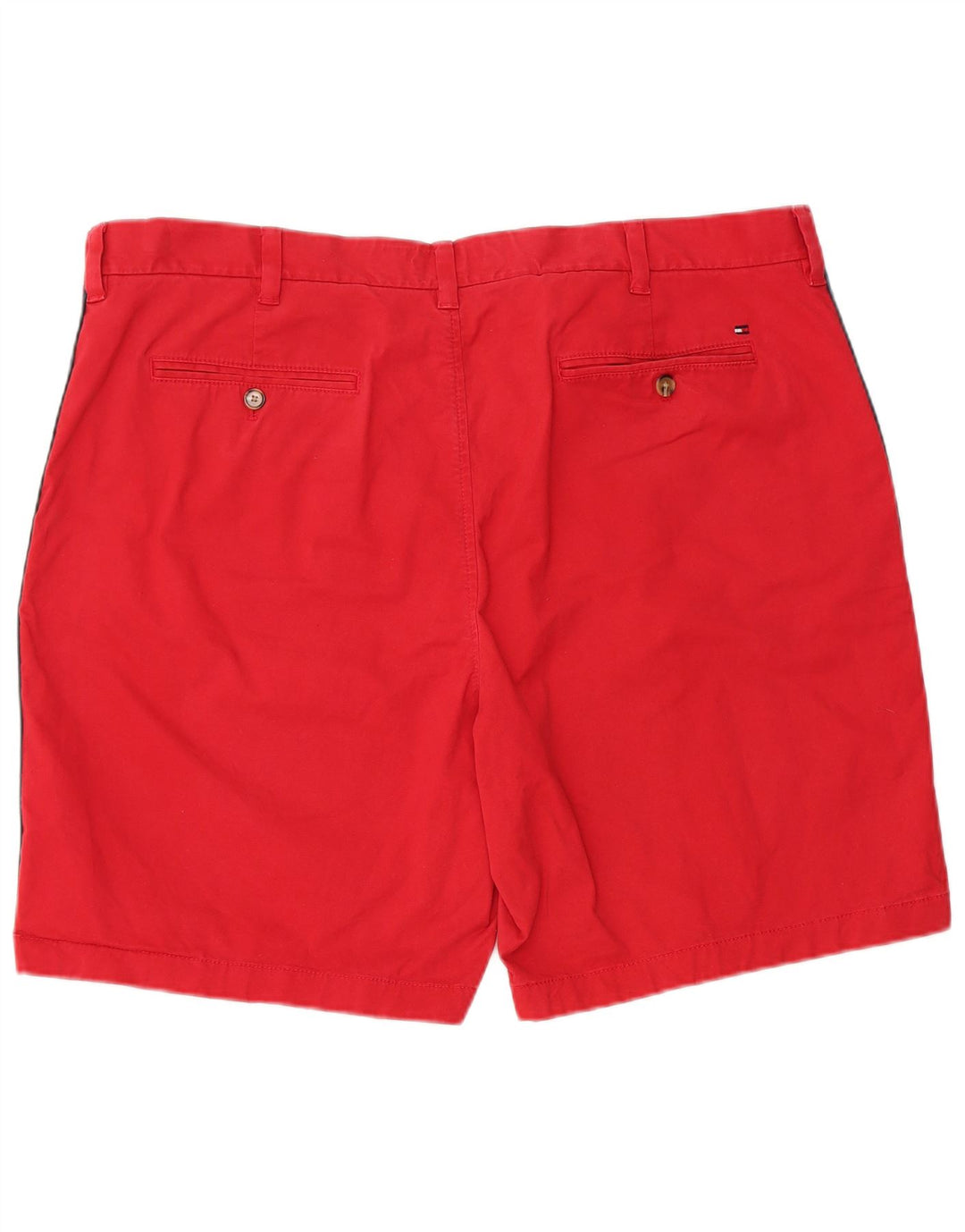 Tommy Hilfiger Herren Chino Shorts W40 XL Rot Baumwolle