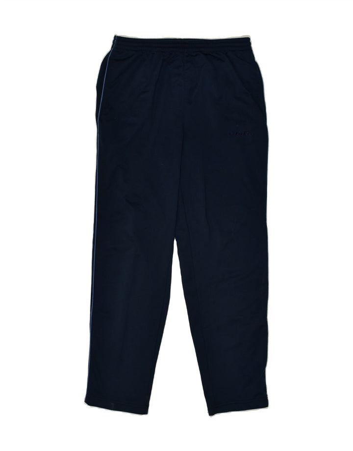 LOTTO Mens Tracksuit Trousers UK 40/42 Medium Navy Blue Polyester | Vintage Lotto | Thrift | Second-Hand Lotto | Used Clothing | Messina Hembry 
