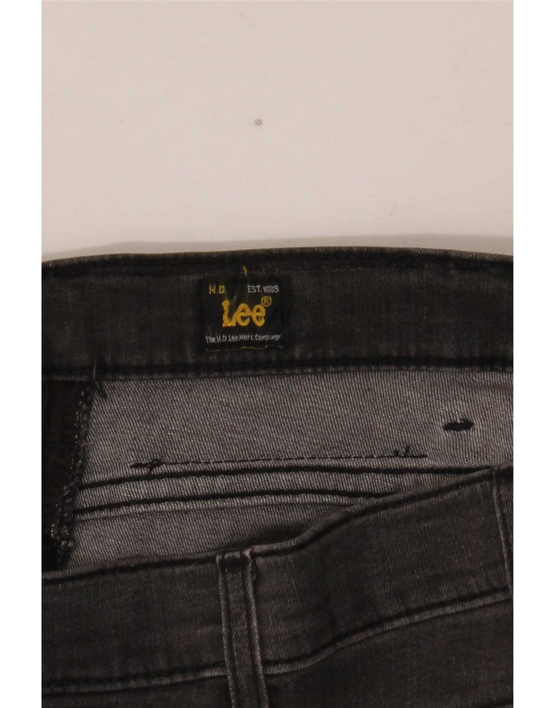 Lee Herren Straight Jeans W32 L30 Schwarz