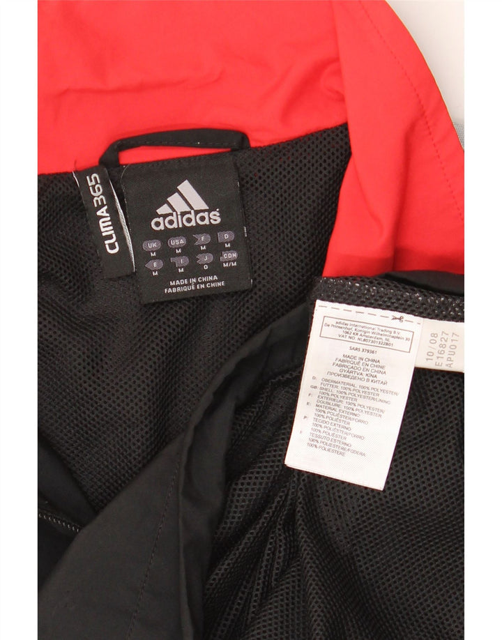 Adidas Herren Clima 365 Trainingsanzug Top Jacke Medium Schwarz Polyester