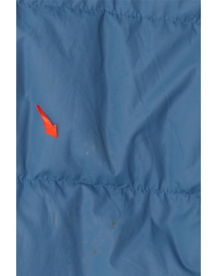 VINTAGE Herren Loose Fit Reversible Wattierte Jacke UK 38 Mittelrot