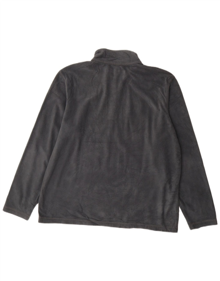 Eddie Bauer Herren-Fleecepullover mit Reißverschluss, XL, grau, Polyester