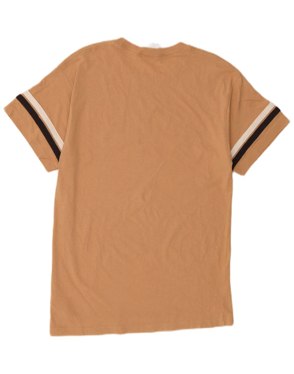 Nike Herren-T-Shirt mit Grafik, Größe S, beige, Baumwolle