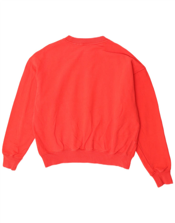 Superdry Damen-Sweatshirt-Pullover in Übergröße, UK-Größe 14, Größe L, Rot, Baumwolle