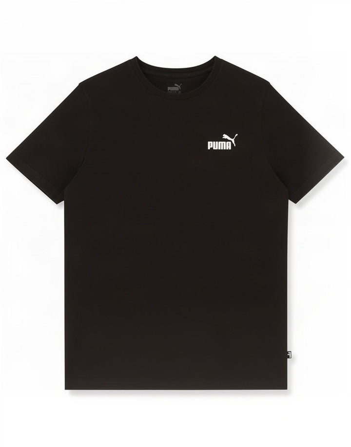 Puma Herren T-Shirt Top Medium Schwarz Baumwolle