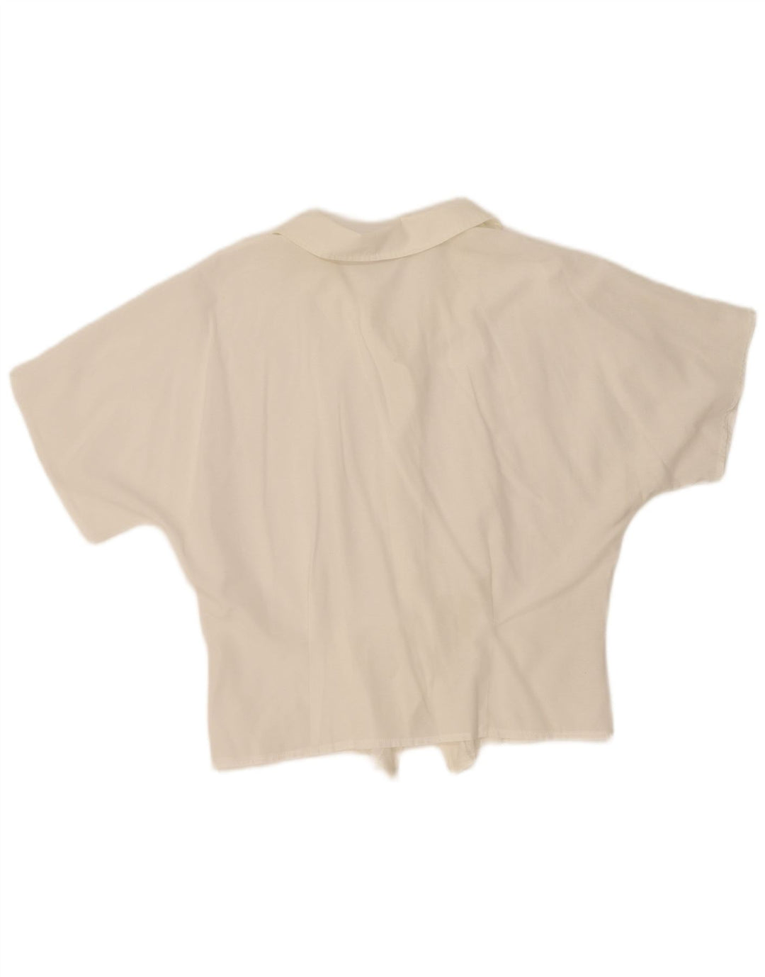New Fast Damen Kurzarm-Hemdbluse, Gr. 46, Größe L, Weiß