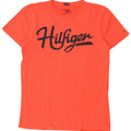 Tommy Hilfiger Herren Grafik-T-Shirt-Oberteil Mittelorange