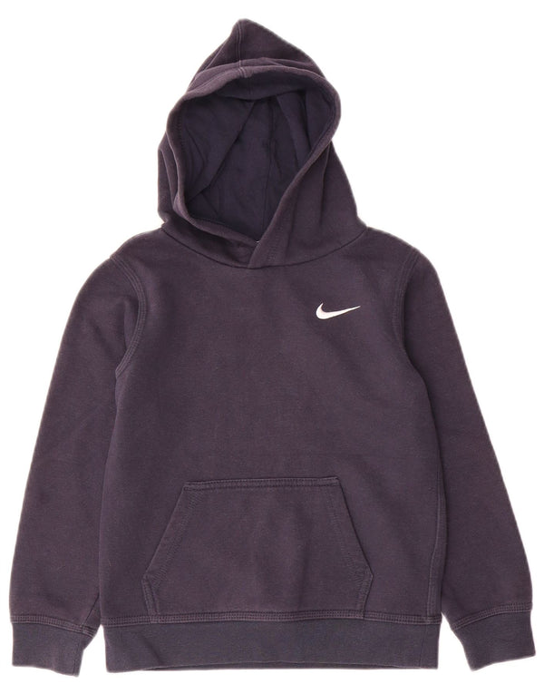NIKE Kapuzenpullover für Jungen, 6–7 Jahre, groß, marineblau, Baumwolle