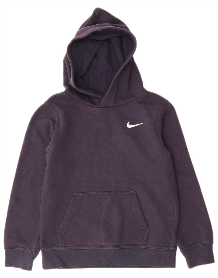 NIKE Kapuzenpullover für Jungen, 6–7 Jahre, groß, marineblau, Baumwolle