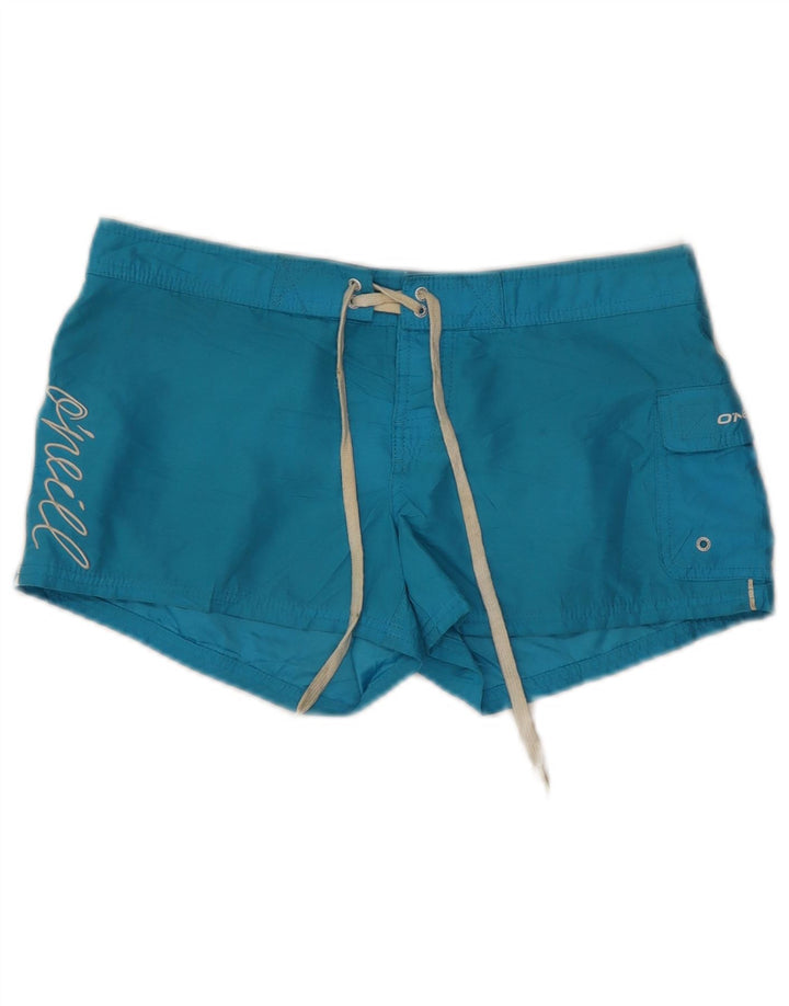 O'Neill Damen Badeshorts mit Grafik, US 5 Small, Blau, Polyester