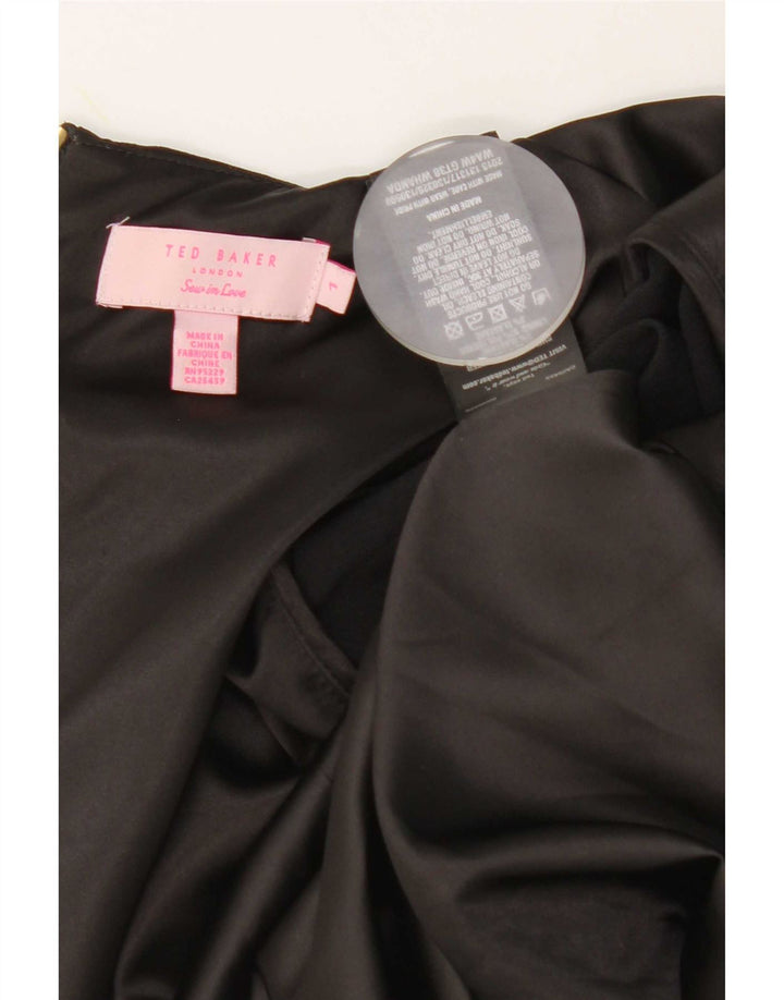 Ted Baker Damen-Spielanzug, Größe 1 XS, schwarzes Polyester