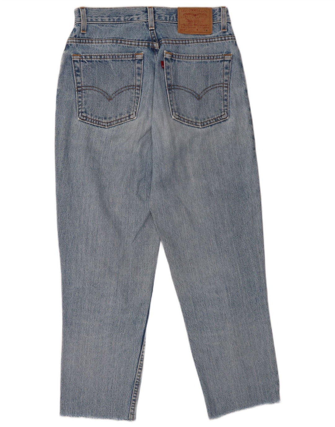 Levi's Damen 512 Tapered Slim Fit Cropped Jeans W28 L25 Blau