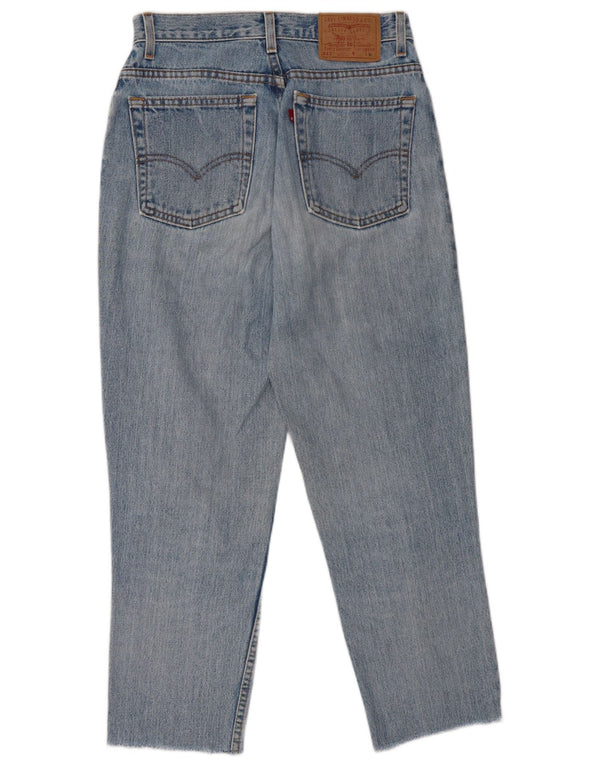 Levi's Damen 512 Tapered Slim Fit Cropped Jeans W28 L25 Blau