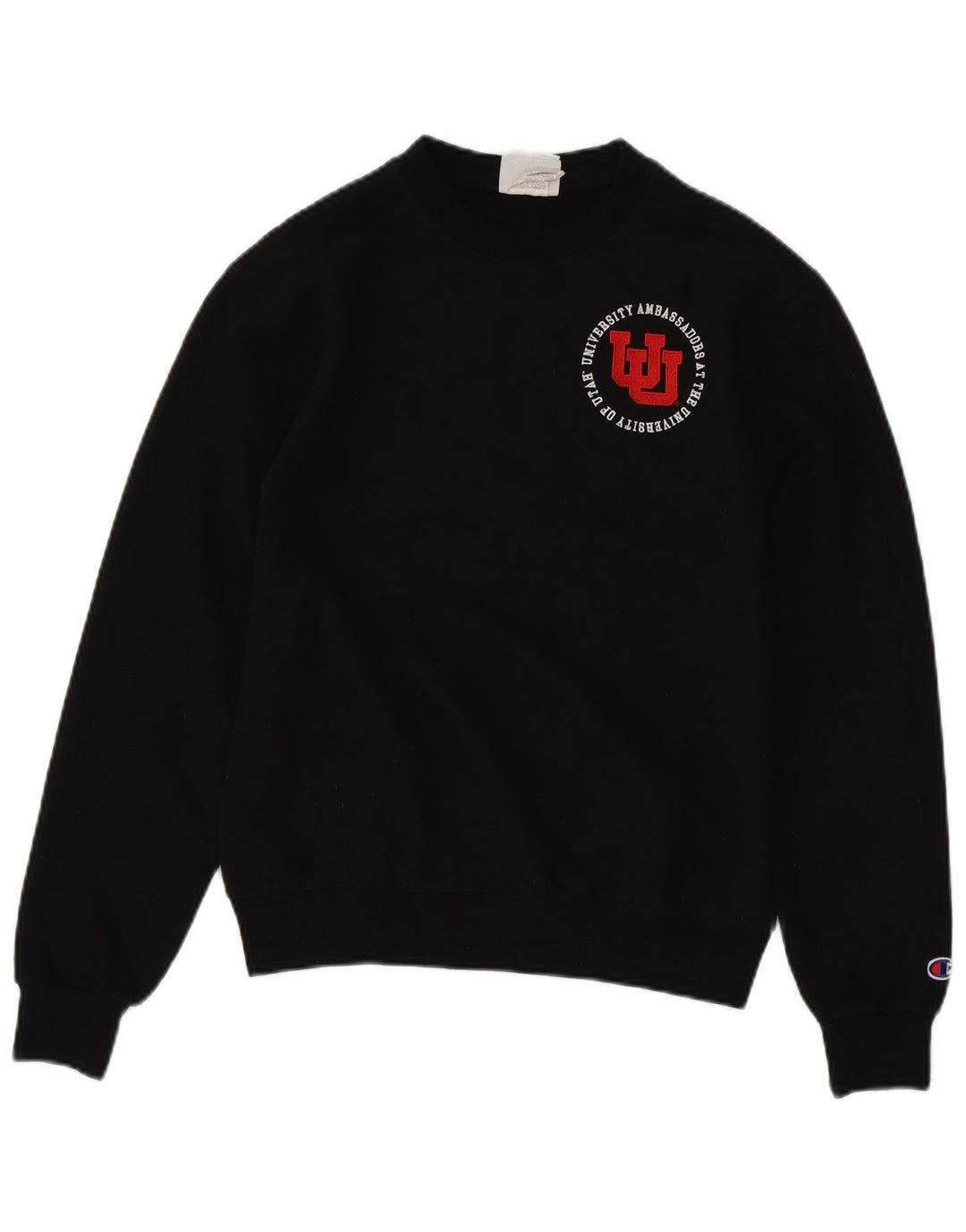 Champion Herren-Sweatshirt mit Grafik, Größe S, schwarze Baumwolle
