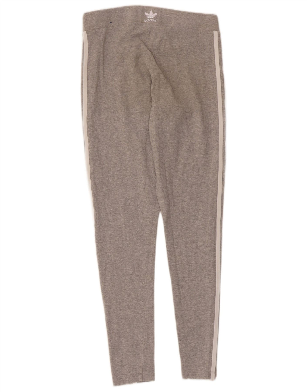 Adidas Damen Leggings UK 12/14 mittelgraue Baumwolle