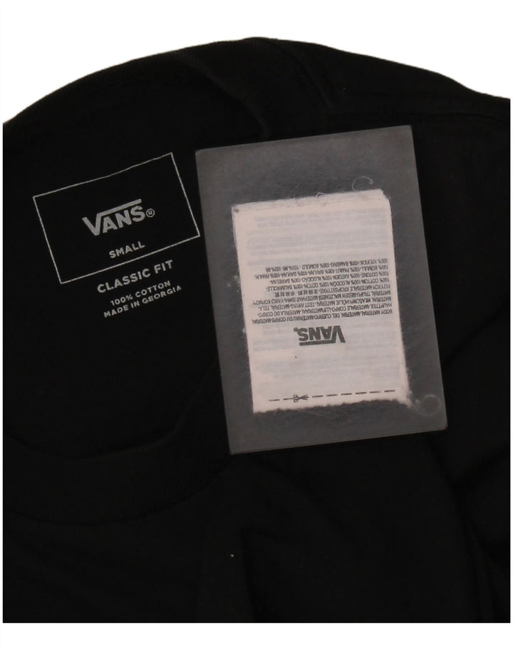 VANS Herren-T-Shirt mit klassischer Passform, Grafik, Größe S, Schwarz, Baumwolle