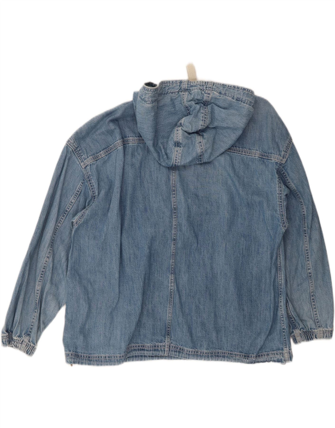 Gap Damen Pullover-Jeansjacke mit Kapuze, UK 16, Größe L, Blau, Baumwolle