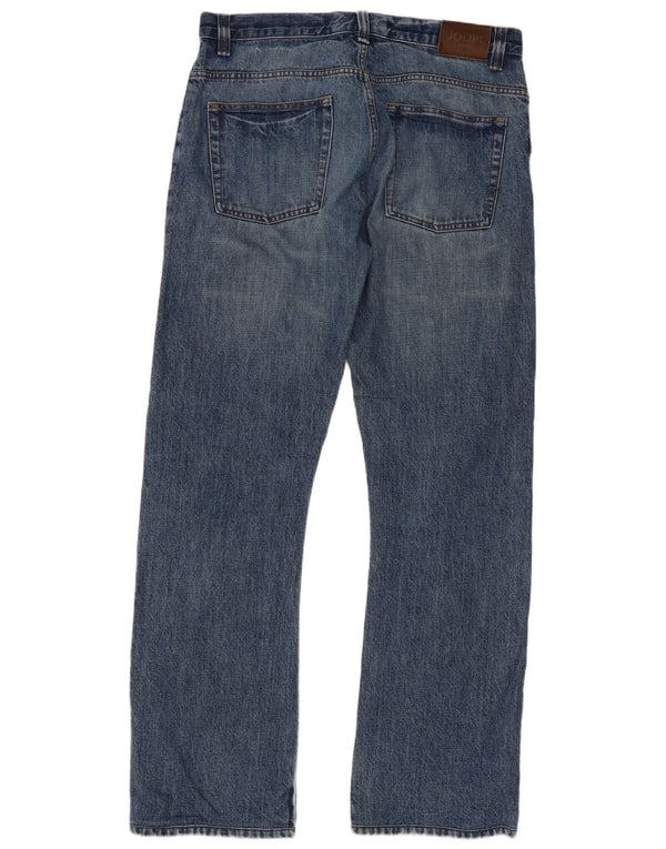 Joop Herren Bootcut Jeans W33 L34 Blaue Baumwolle