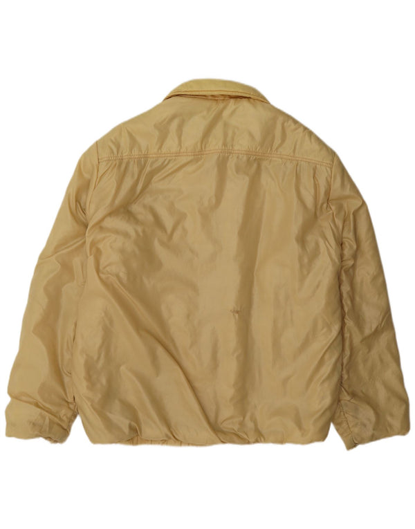 Vintage Herren Wende-Bomberjacke UK 36 Small Beige