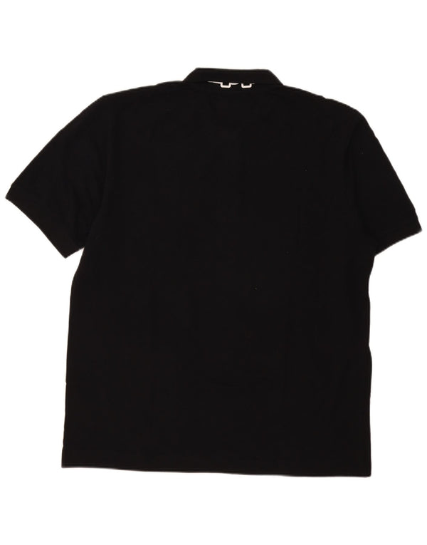Kappa Herren Poloshirt XL Schwarz Baumwolle