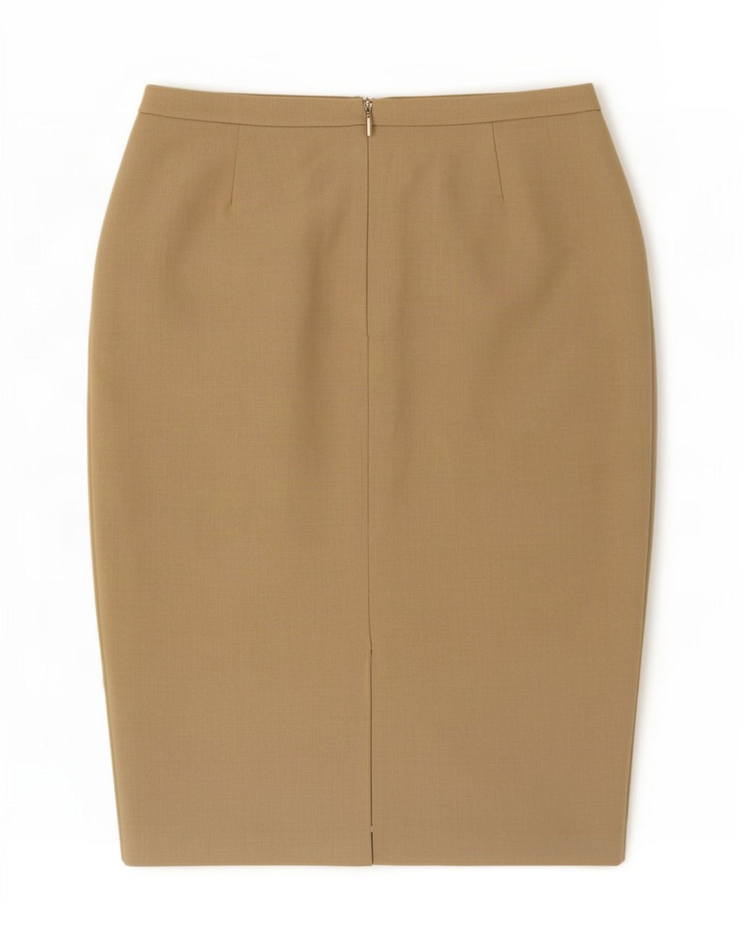 Marks & Spencer Damen Bleistiftrock UK 14 Medium W30 L26 Beige Polyester