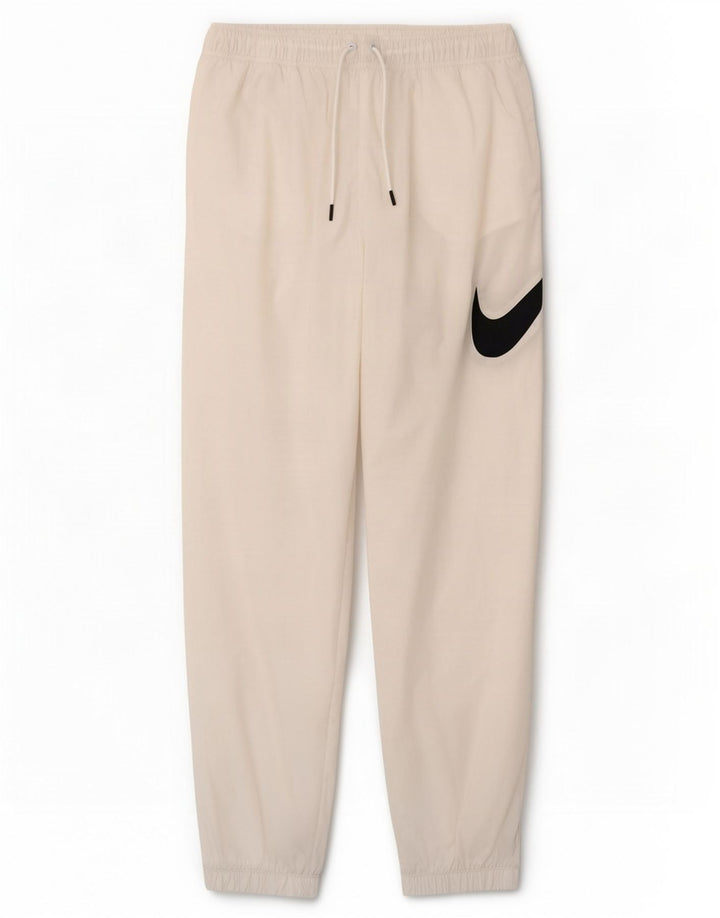 Nike Damen-Trainingshose mit Grafik, Jogginghose, UK 12, Mittelweiß