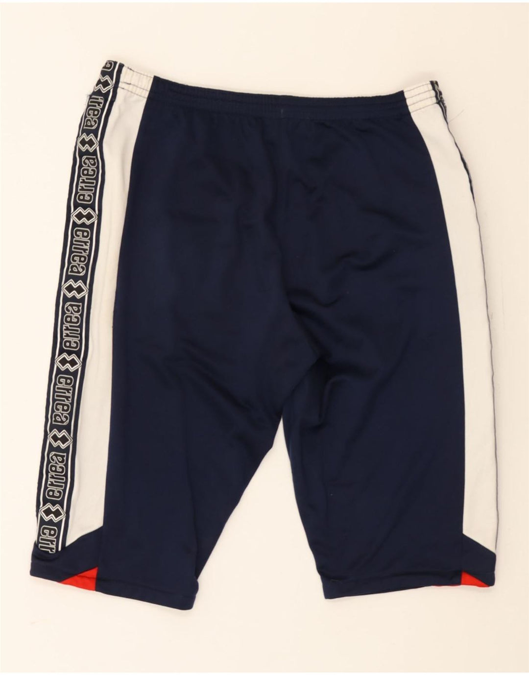 ERREA Mens Graphic Sport Shorts XL  Navy Blue Colourblock Vintage Errea and Second-Hand Errea from Messina Hembry 