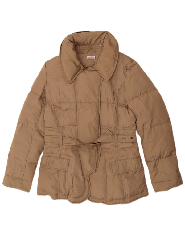 Max & Co. Wattierte Damenjacke UK 12 Medium Beige Polyester Classic