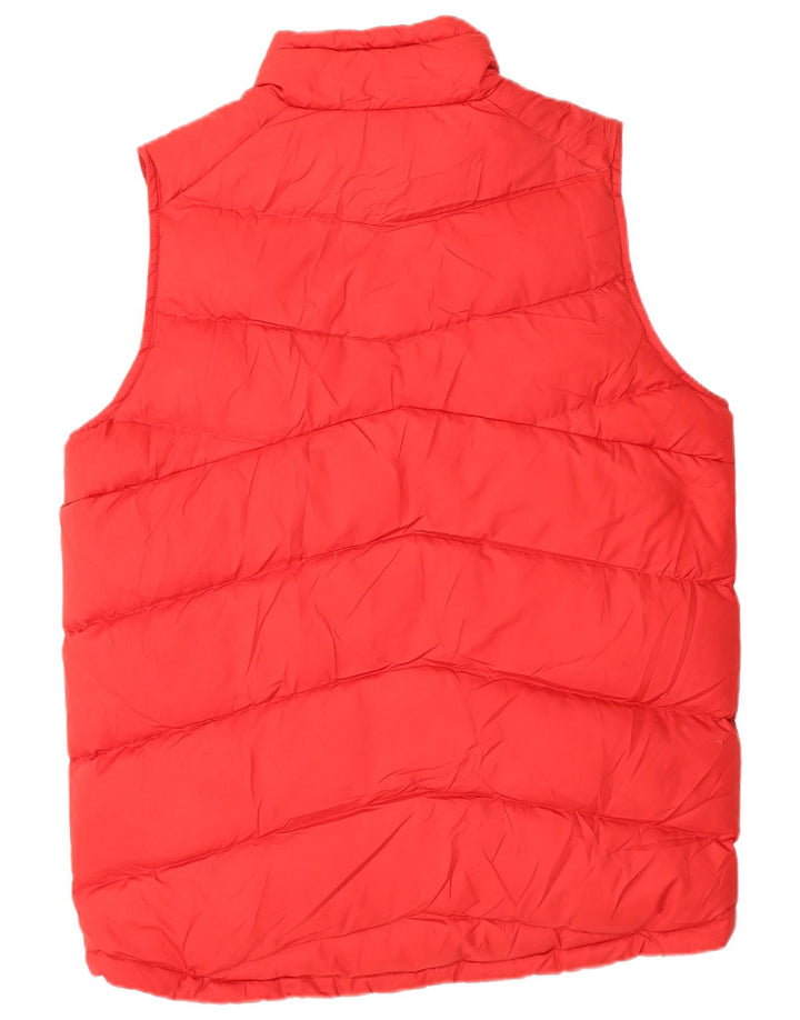 TIMBERLAND Mens Padded Gilet UK 40 Large Red Polyester