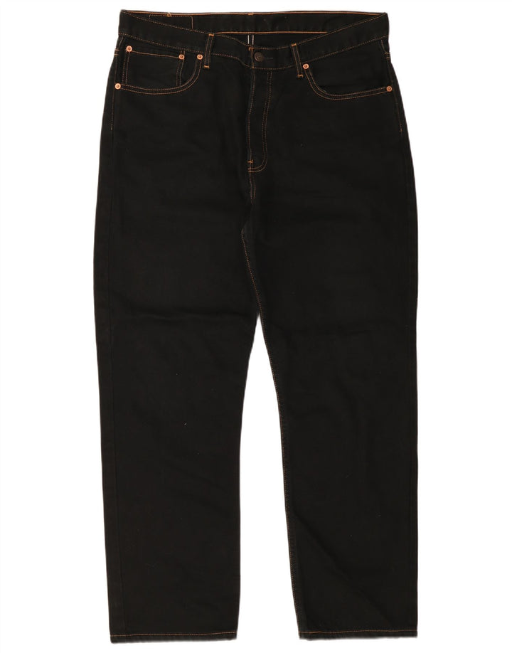 Levi's Herren 582 Straight Jeans W36 L30 Schwarz