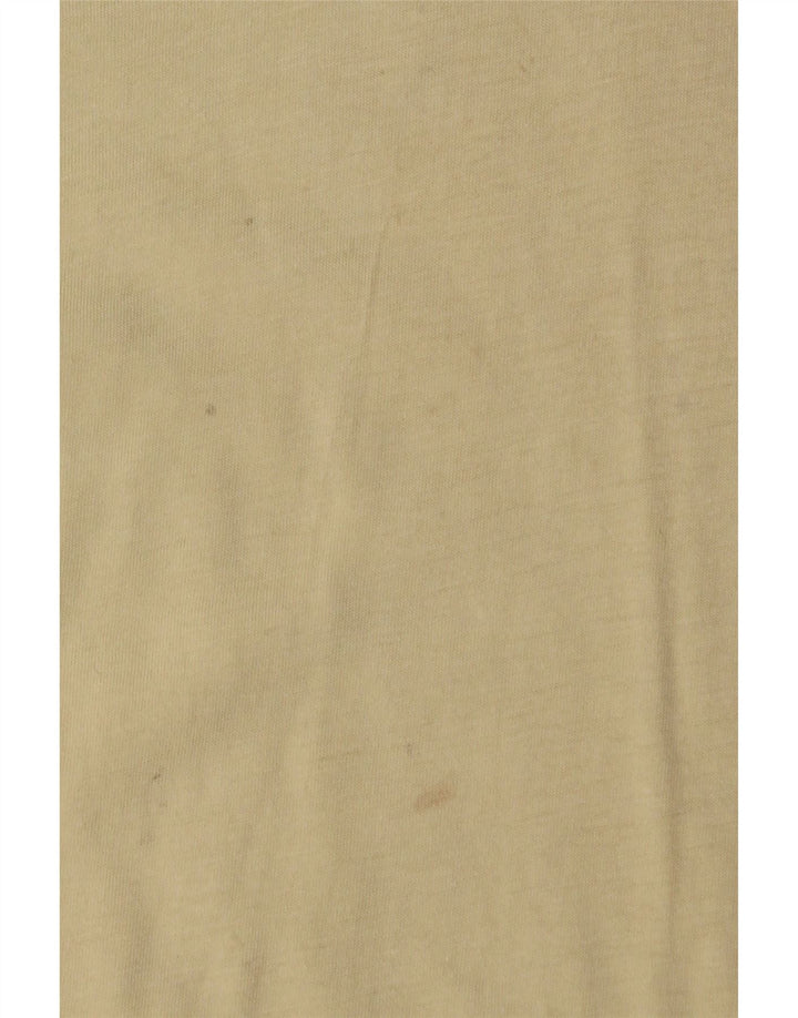 NIKE Herren T-Shirt Top mittelgelbe Baumwolle