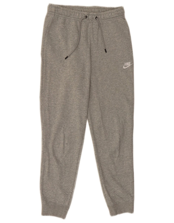 Nike Damen Trainingshose Jogger UK 10 Small Graue Baumwolle