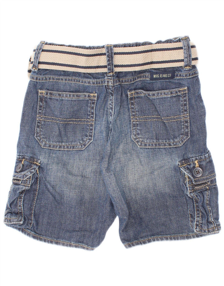 Wrangler Boys Cargo Denim Shorts 3–4 Jahre W22 Blaue Baumwolle