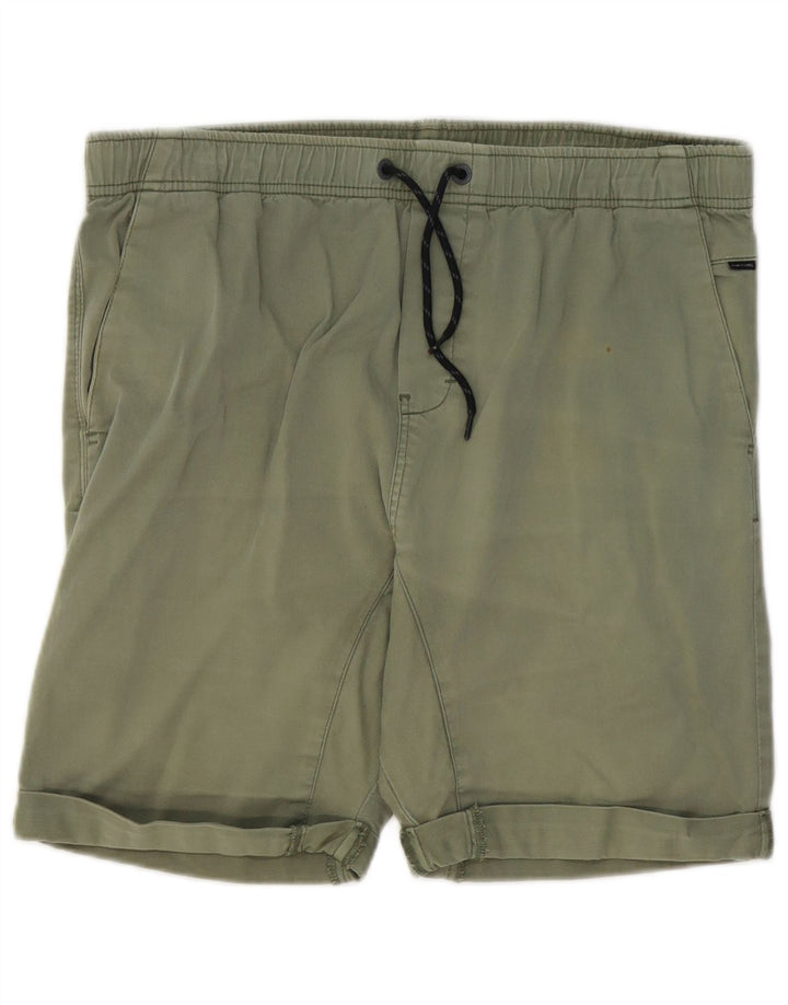 Rip Curl Herren Chinoshorts W34 Große grüne Baumwolle