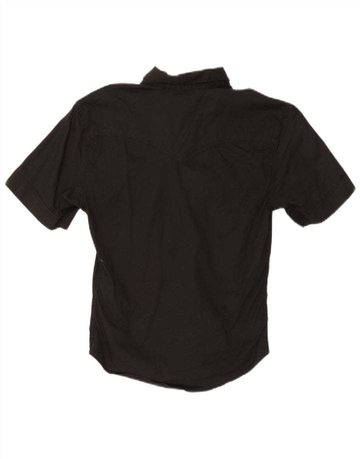 Levi's Herren Kurzarm-Slim-Fit-Hemd, Größe S, Schwarz, Baumwolle