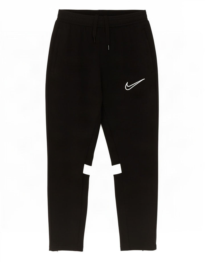 Nike Jungen-Trainingshose, 8–9 Jahre, Größe S, Schwarz, Colourblock-Polyester