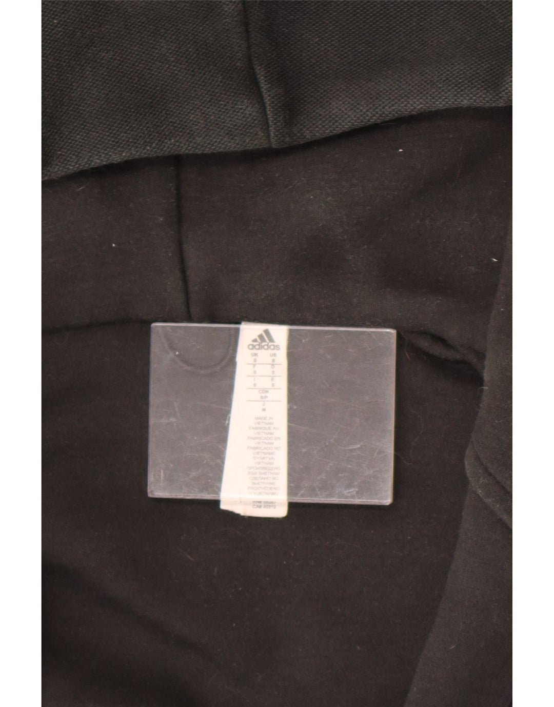 Adidas Herren Graphic Zip Hoodie Pullover Small Schwarz Polyester