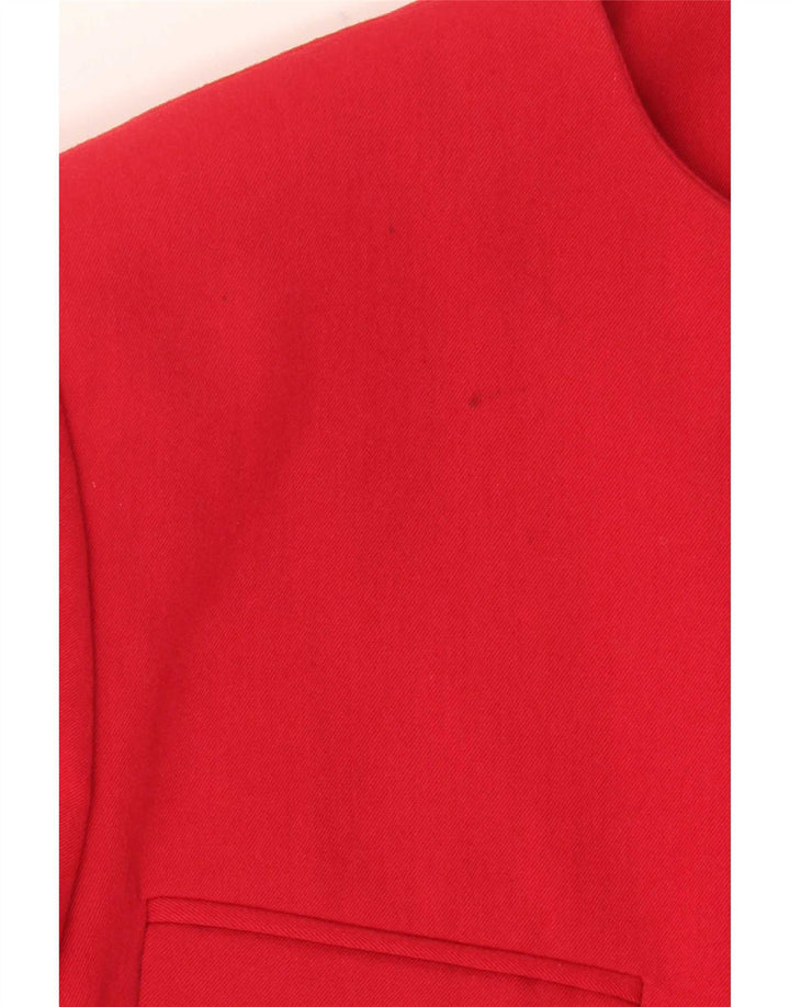 Seventy Damen-Blazer mit 2 Knöpfen, IT 44, mittelrote Schurwolle