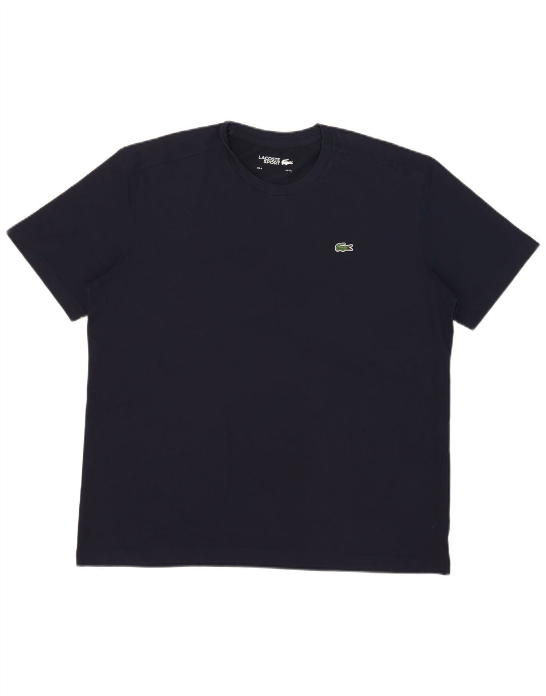 Lacoste Herren T-Shirt Top Größe 6 XL Marineblau Baumwolle