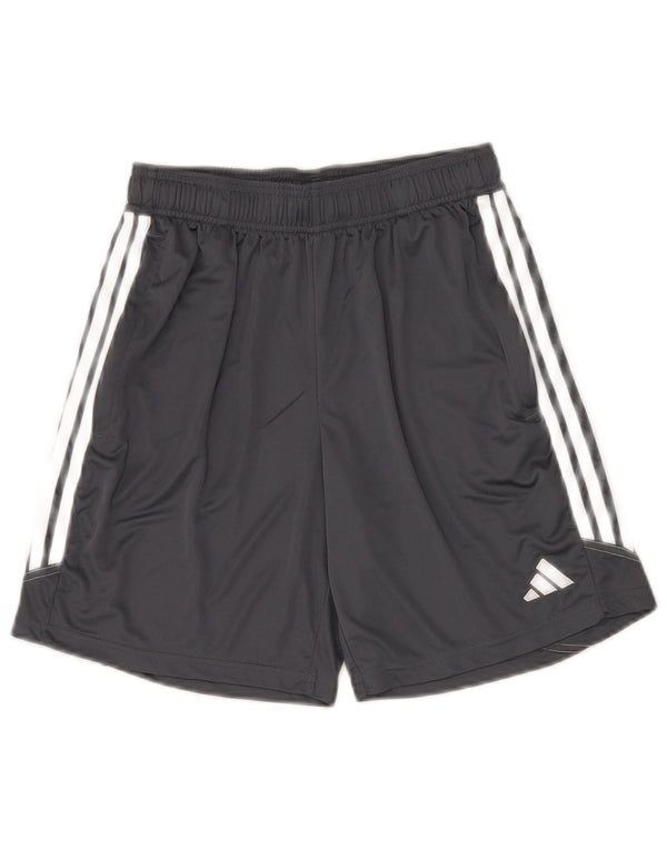 Adidas Aeroready Sportshorts für Jungen, 15–16 Jahre, graues Polyester