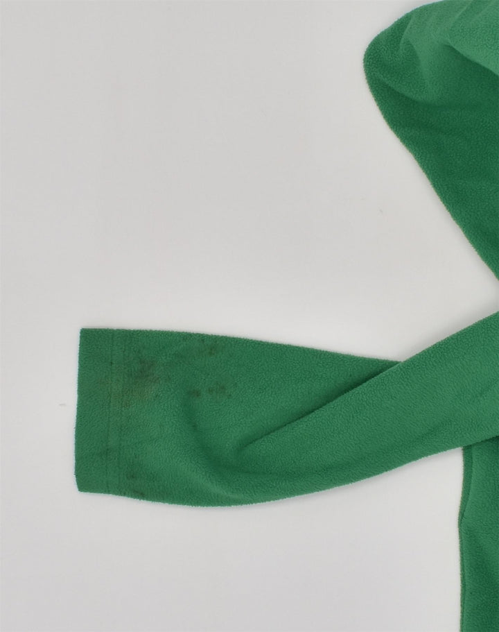 MOUNTAIN WAREHOUSE Boys Fleece Hoodie Jumper 9-10 Years Green Polyester | Vintage Mountain Warehouse | Thrift | Second-Hand Mountain Warehouse | Used Clothing | Messina Hembry 