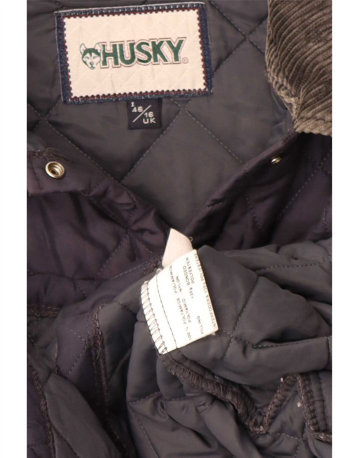 Husky Damen Steppjacke UK 16 Large Marineblau Polyamid