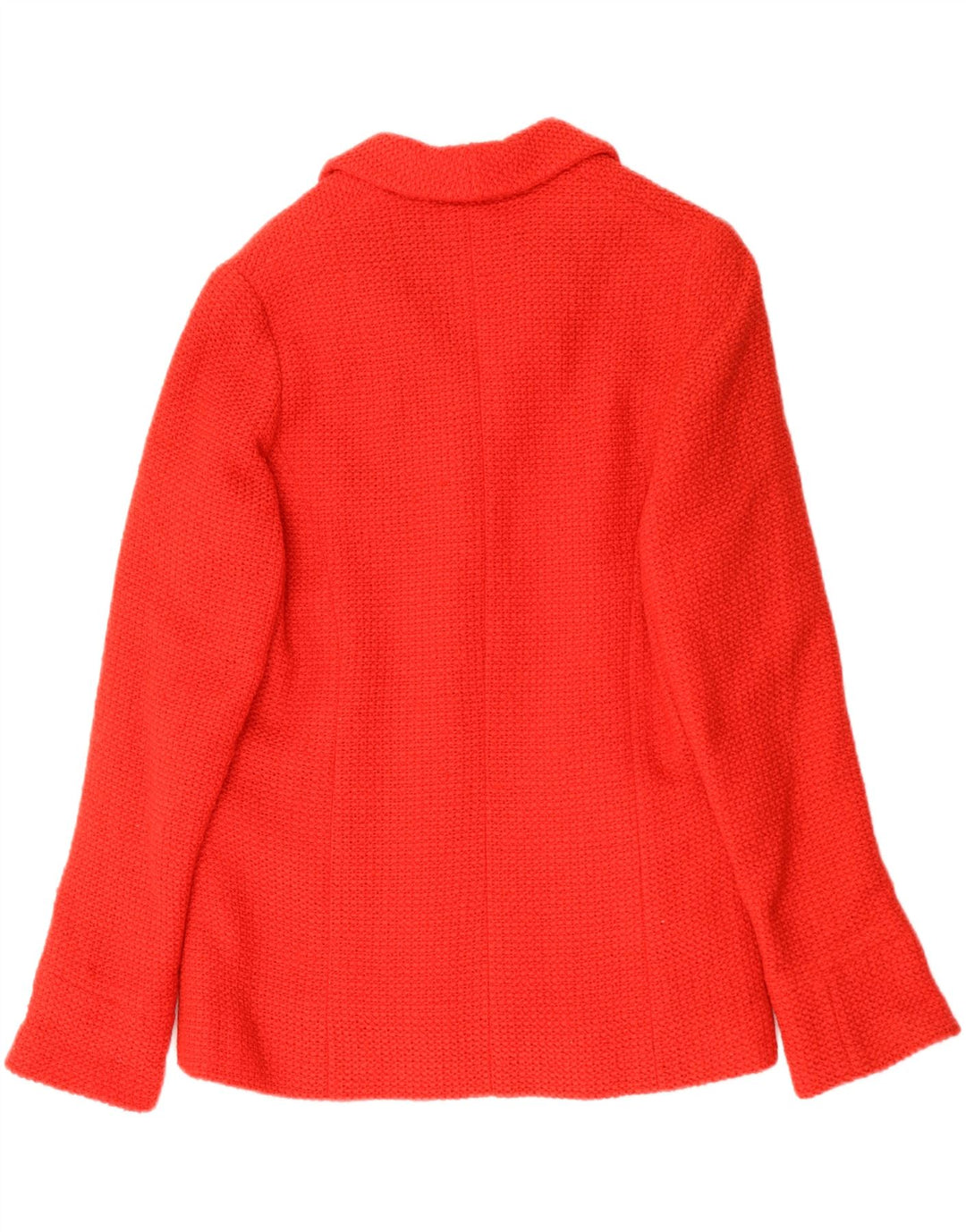 VINTAGE Damen 4-Knopf-Blazerjacke UK 16 Large Rot