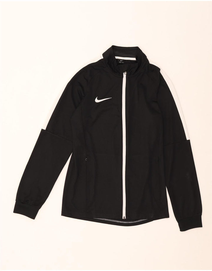 Nike Herren Dri Fit Trainingsanzug-Oberteil, Jacke, Größe S, Schwarz, Farbblock-Polyester
